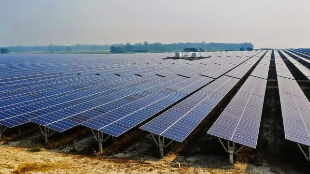 A 35 megawatt solar power plant in Bangladesh